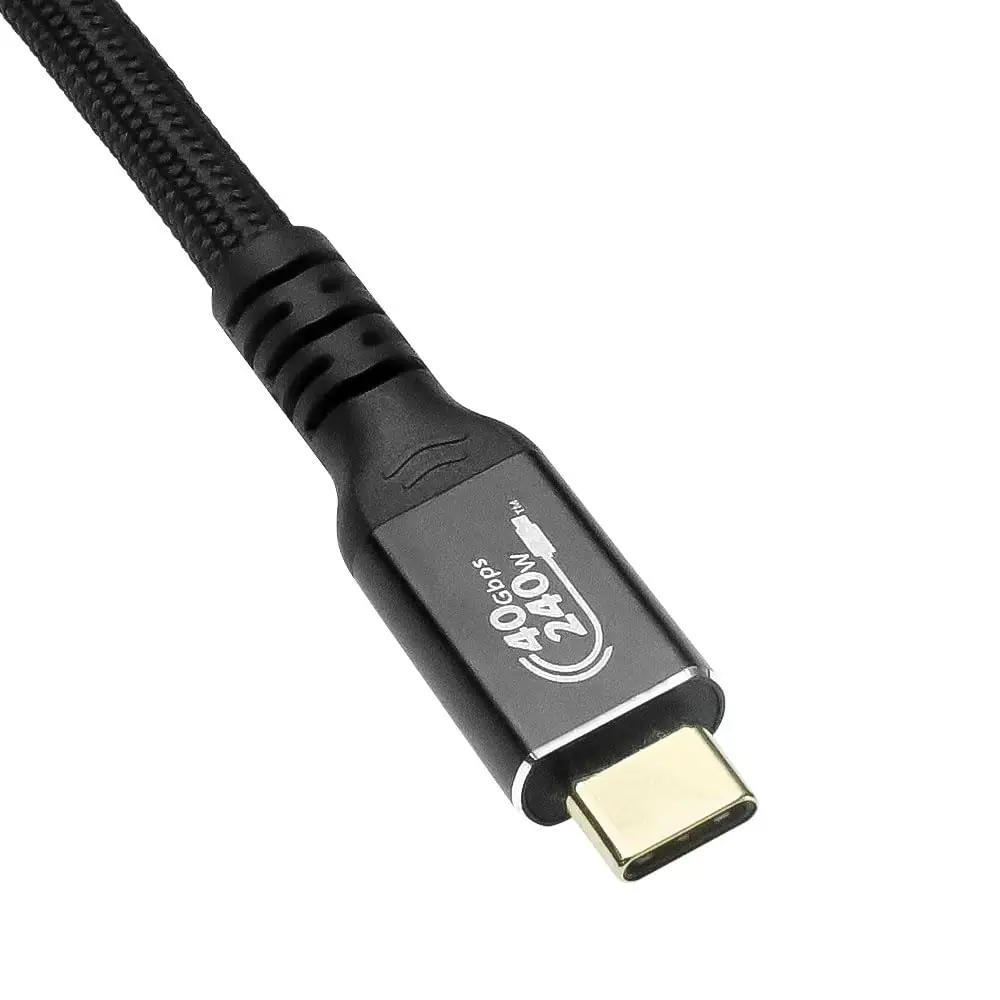 Alvin's Thunderbolt 5 USB-C Cable 2ft 120Gbps/240W 16K Intel Certified