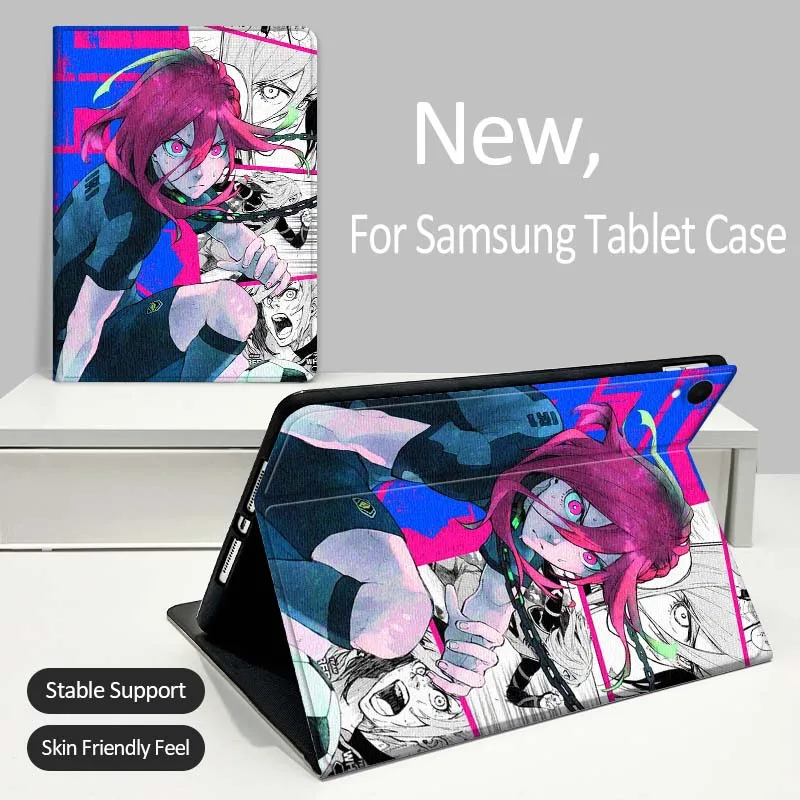 Anime B-BLUES L-LOCKS For Samsung Galaxy Tab A A7 A8 A9 A11 S6 S11 Lite Plus 10.1 10.4 10.5 Inch 2022 2025 Tablet Case