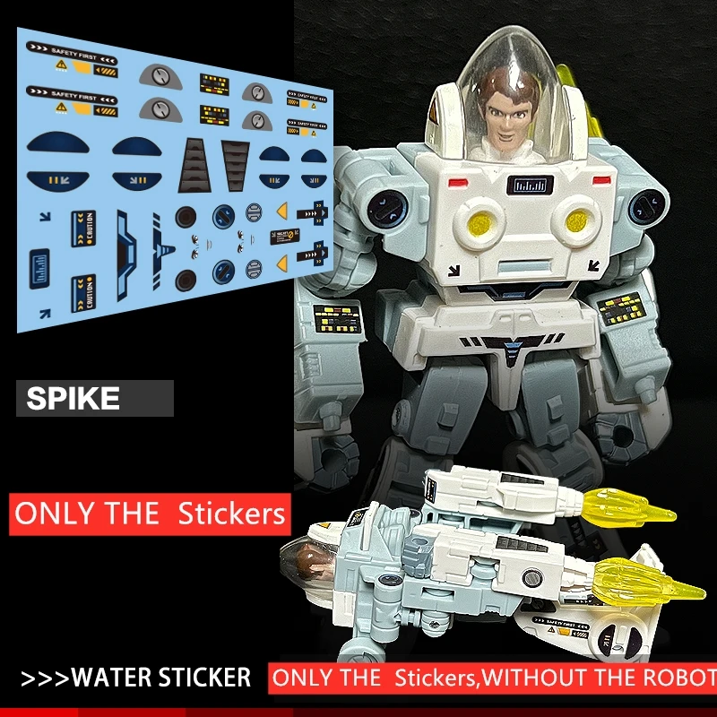 New Water Stickers Upgrade Kit For Transformation SS86 Spike Action Figure Accessories