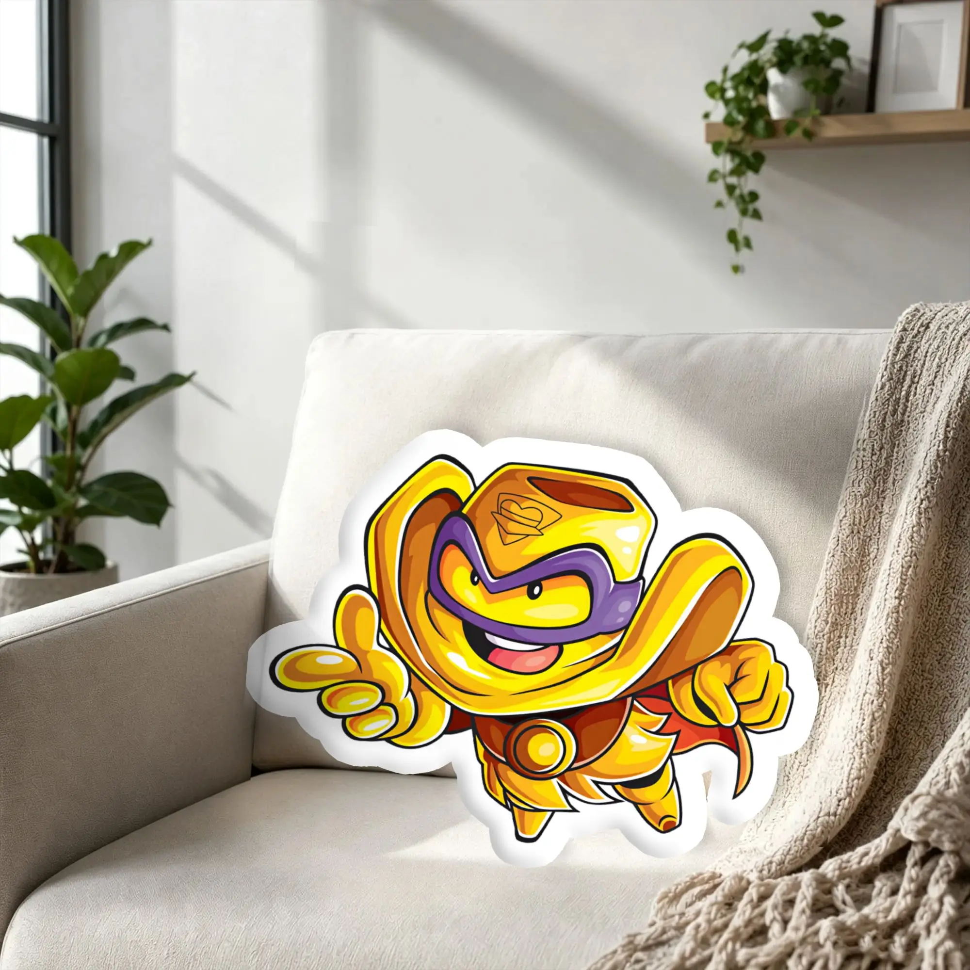 Customized Photo S-SuperThinged Cartoon Pillow Humorous Funny Pillow Home Decoration