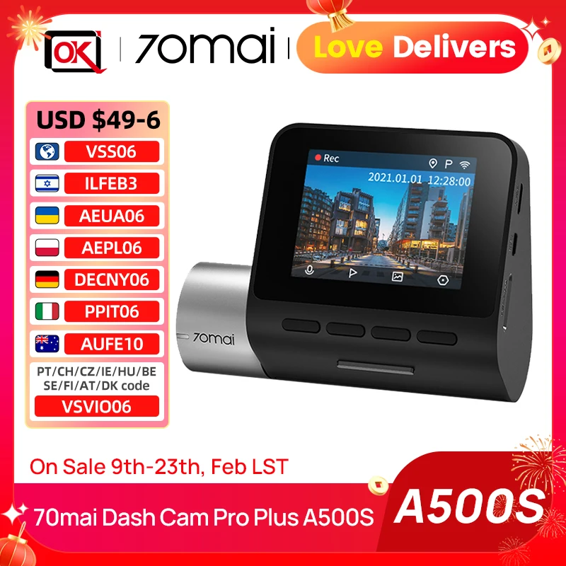 Dash Cam Pro Plus A500S GPS