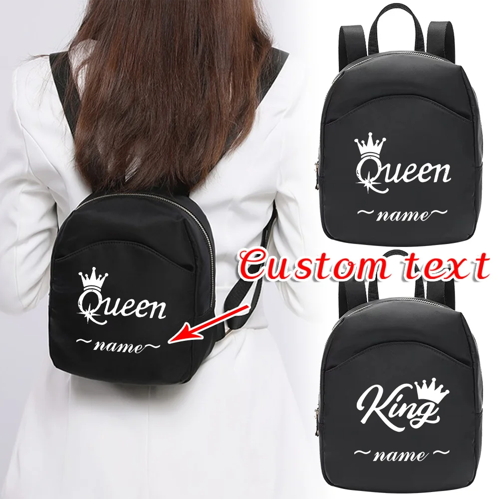 

Personalized Customization Name Women's Mini Backpack Fashionable Casual Travel Backpack Crossbody Bag Customized Product