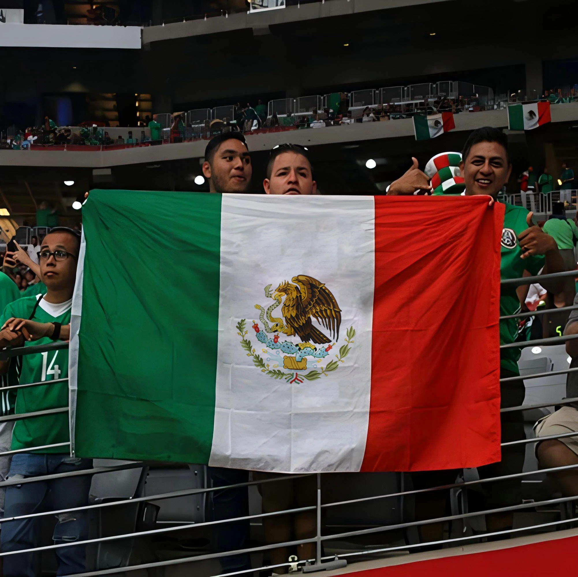 XIANGYING bandera nacional de México 90X150cm poliéster colgante impreso Mex Mx banderas nacionales mexicanas pancarta mexicana para decoración