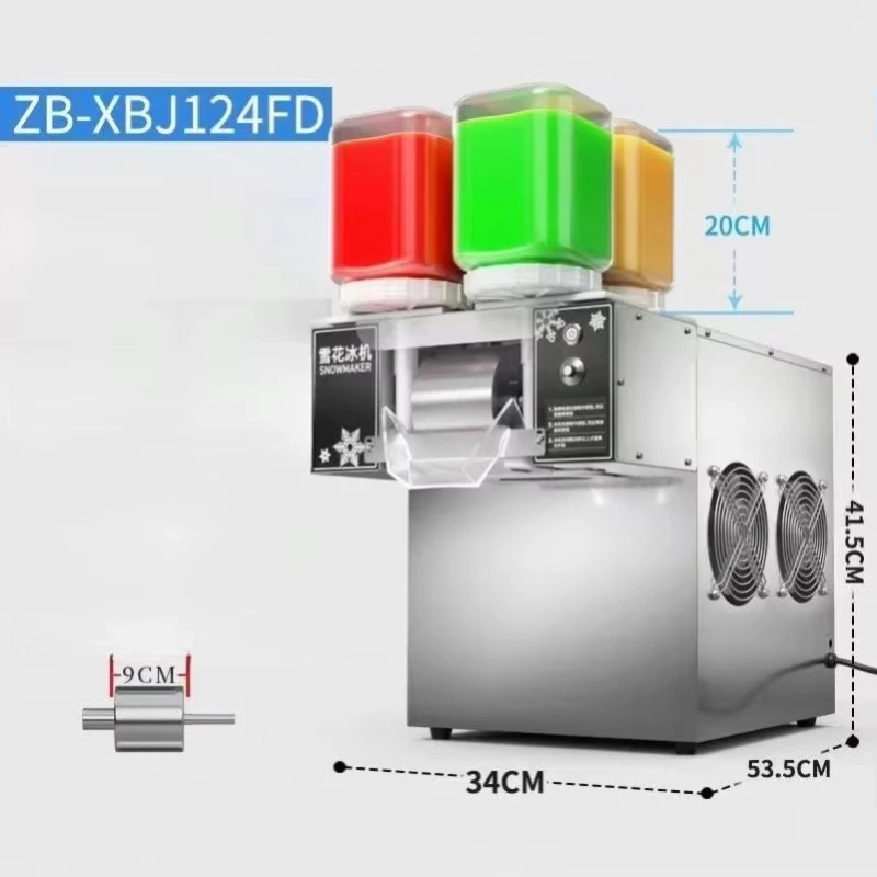 Commercial ice snow ice flake Korean version snow cone ice cream machine ice and snow flower machine