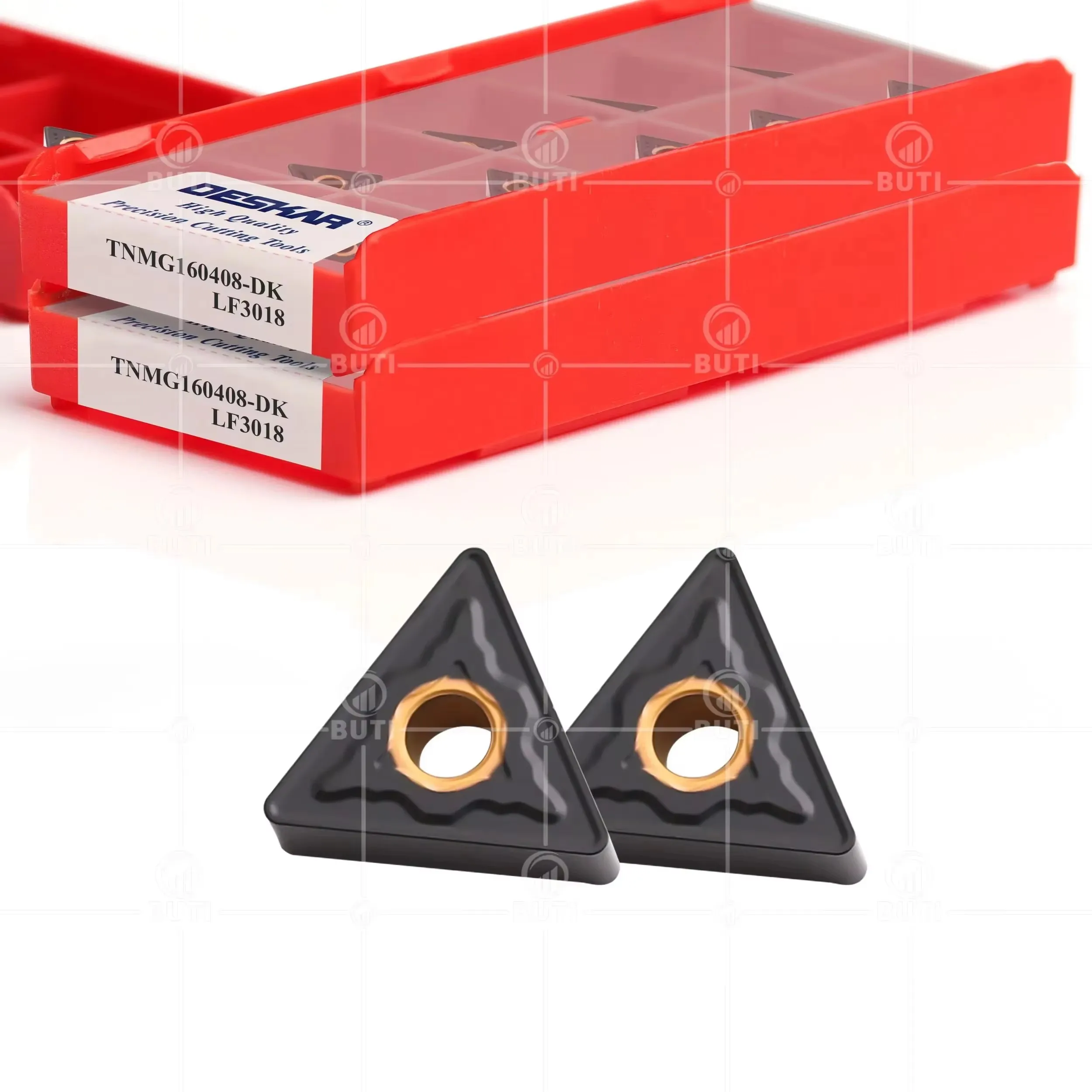 

DESKAR 100% Original Turning Inserts TNMG160408-DK LF3018 For Cast Iron Gold CNC Lathe External Triangle Turn Special Materials