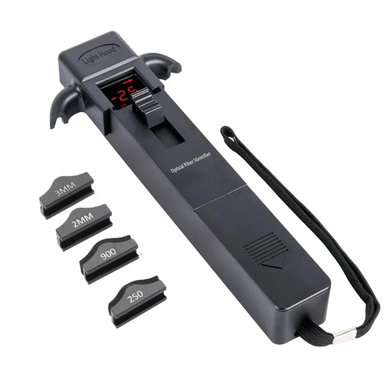 KFI-35 Cable Test Equipment Fiber Identifier 800-1700 nm Charged Fiber Detector Identifier with 4 Adapter Types