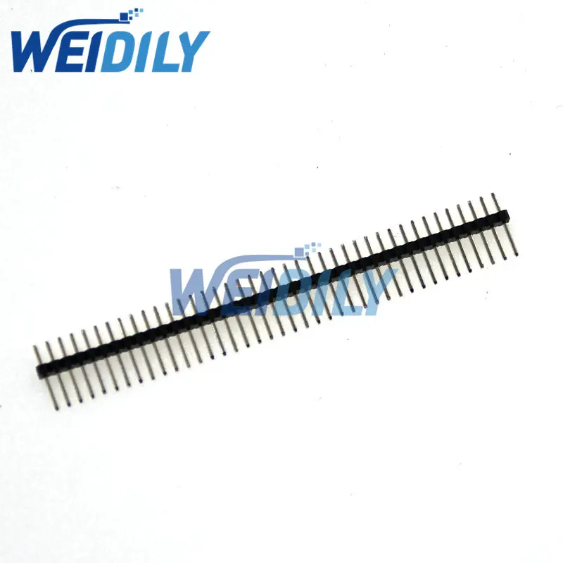 5PCS Pitch 1.27mm 40 Pin Male Single Row Pin 1*40P Header Strip 1x40P