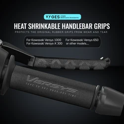 For Kawasaki Versys 1000 650 Versys X300 Motorcycle Heat Shrinkable Handlebar Grips Clutch Brake Lever Cover Grip Glove Non-slip