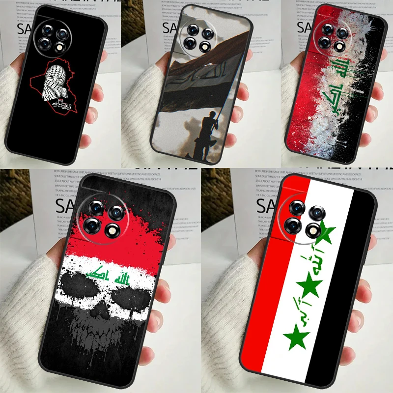 Iraqi Iraq National Flag Case For OnePlus 10T 10R 12R 9R 8T 12 11 9 10 Pro Nord CE 2 3 Lite CE4 2T N10 N20 N30 Cover