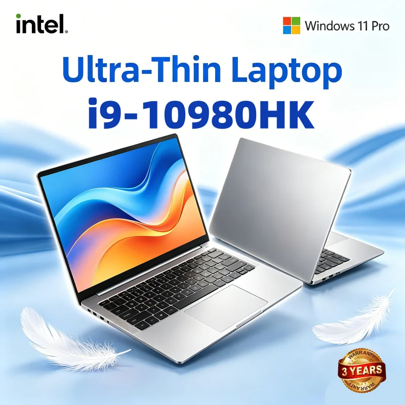 Portable Notebook PC 15.6 Intel i9-10980HK 32GB RAM 2TB SSD Windows 11 Pro Home Gaming Office Business Computer High Performance