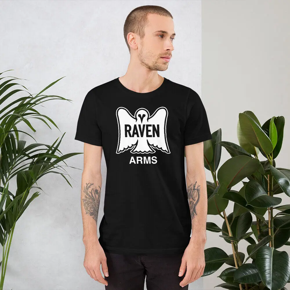 Raven Arms Logo Grafisch T-Shirt MP-25 Korte Mouw Unisex T-Shirt