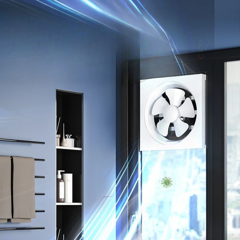 

Exhaust fan, kitchen household oil fume exhaust fan, square bathroom ventilation, strong silence