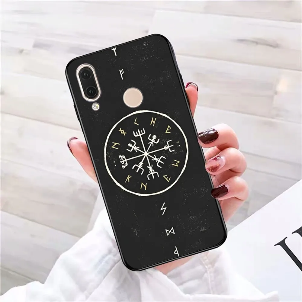 V-Viking-Vegvisirs- Logo Phone Case For Redmi 5 6 7 8 9 10 Plus Pro 6 7 8 9 A GO K20 K30 K40 Pro Plus F3 Fundas