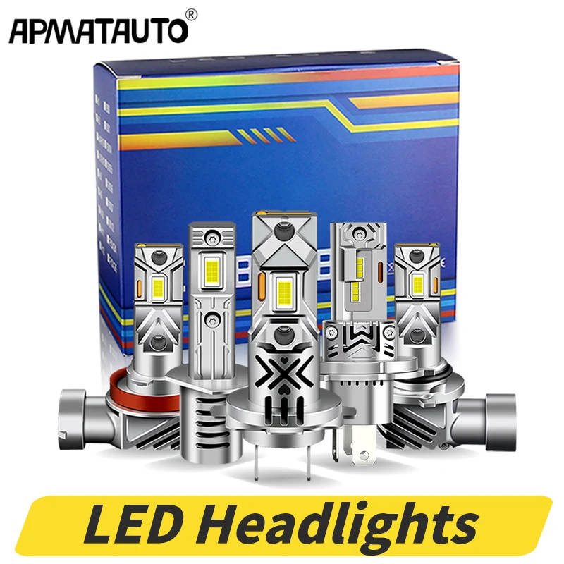 

2 шт. Белый H7 H11 Светодиодный противотуманный фонарь Автомобильный фонарь H1 H8 H9 9005 Hb3 9006 Hb4 Светодиодная лампа H16(JP) H4 9003 hb2 Hi/Lo Beam Автомобильная фара