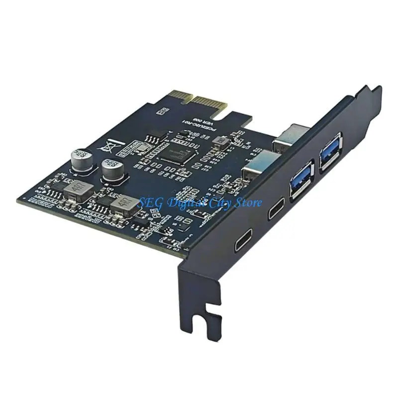 

U75B USB3.2 Gen1 Adapter Card Supporting 5Gbps Fast Speed Transfer Expand Computer Port Easily with 2xUSB A+2xType C