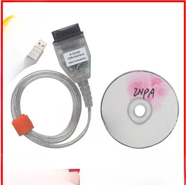 High quality BMW INPA K+CAN K+DCAN diagnostic detection line can be brushed and hidden