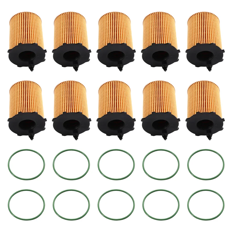 

10Pcs 1610693780 Oil Filter For CITROEN C3 C4 BERLINGO JUMPY DS3 DS4 DS5 2008 208 3008 308 5008 Diesel Engine