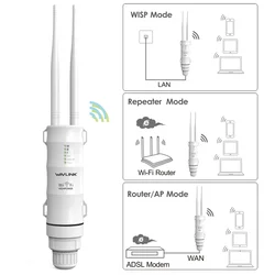 AC600 2.4GHz 5GHz Dual Band High Power Outdoor Weatherproof 30db Wireless WiFi Router AP Repeater Extender 15kV ESD Antenna S01