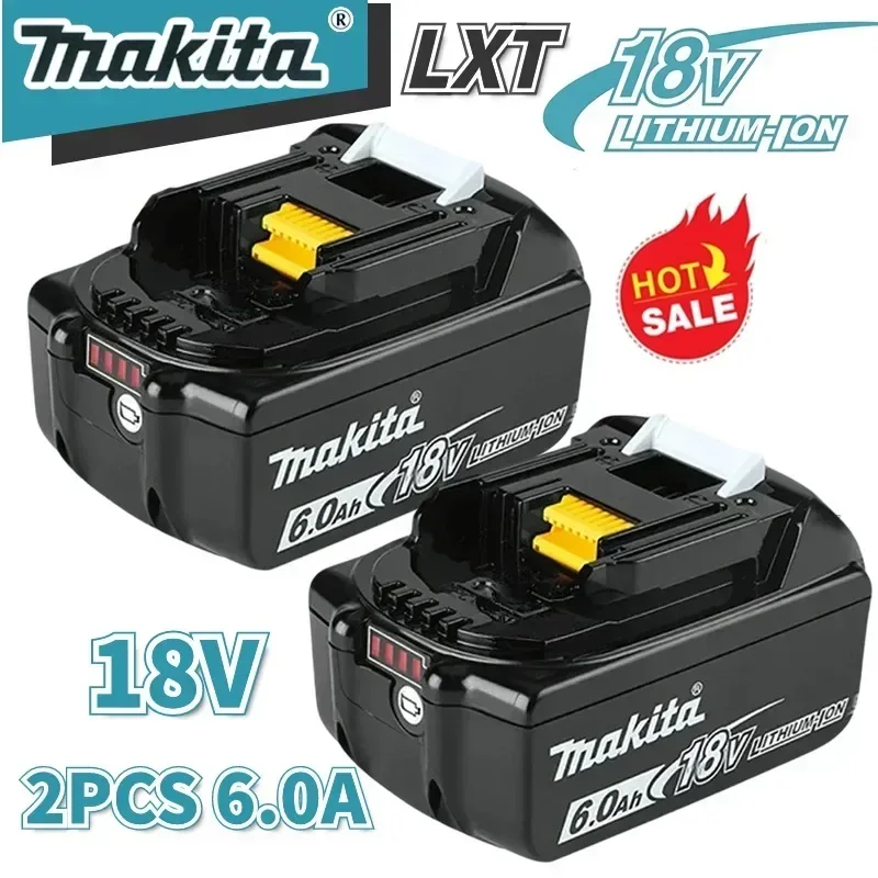 

100% Оригинальный Makita 6Ah/5Ah/3Ah для Makita 18V аккумулятор BL1840 BL1830B BL1850B BL1850 BL1860 BL1815 сменный литиевый аккумулятор