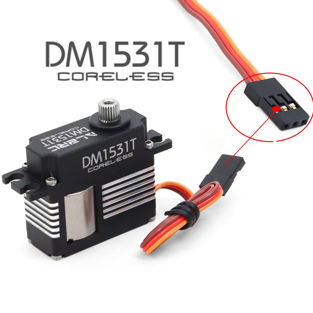 ALZRC DM1531T Medium Digital Metal Locked Rudder Servo for Devil 450 Pro / Devil 450 RIGID / Devil 465 RIGID / Devil 480 RIGID