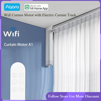 Aqara Wifi Smart Curtain Motor A1 with Electric Curtain Track Customize Super Quiet Rail Automatic Control Support Mi Home APP