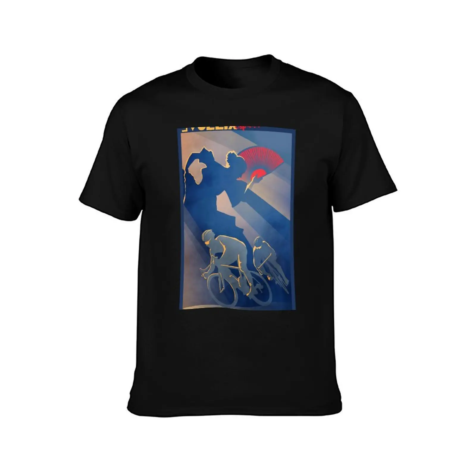 La Vuelta Espana T-Shirt, Summer Casual Cotton Tee, Oversized Streetwear Tops, Vintage Graphic Print, Loose Fit Short Sleeve