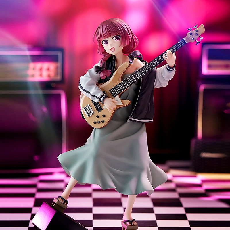 

Lonely Rock Hiroshi Kiuri Hand Made Gift Three Face Sculpture Guitar Hero Animation Anime Chassis Decoration