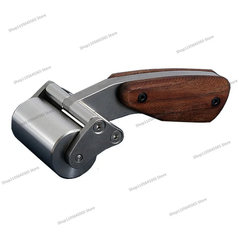 For Heavy Duty Stainless Steel Rubber Roller, Leather Handmade Leather Roller, 630g/60mm