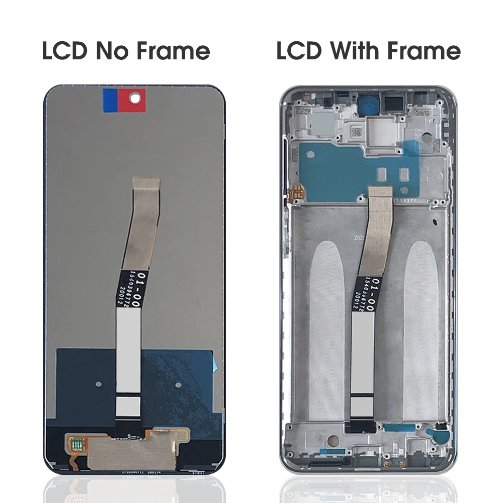 Touch Screen Digitizer Assembly Peças de Reposição com Frame, Display LCD, 6.67 \