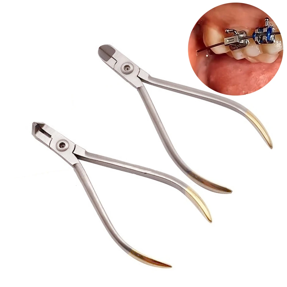 

Dental Ligature Cutter Pliers for Orthodontic Wires and Rubber Bands Stainless Steel Dentist Thin Wire Cutter Pliers Instrument