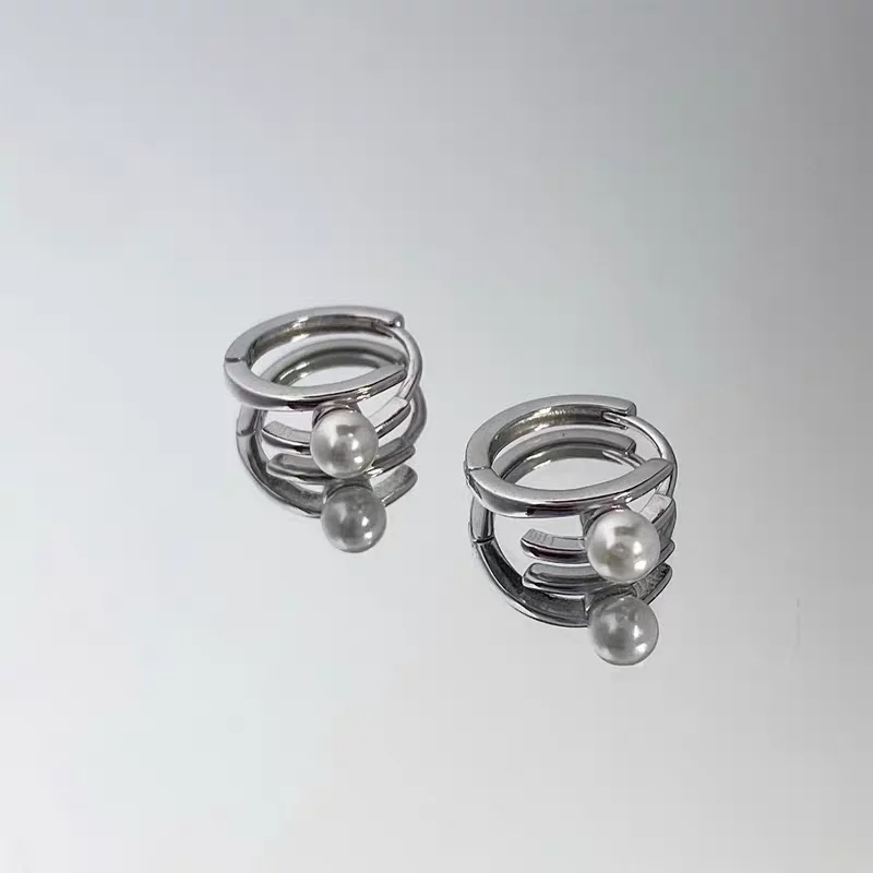 

Серебряные серьги 925 пробы с перламутром, элегантные, новый стиль 2026 года, модные, изысканный нишевый дизайн, роскошные украшения для женщин