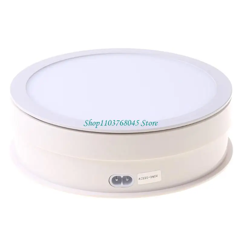 R53F LED Light Rotating Display Stand 360 Degree Motorized Rotating Turntable