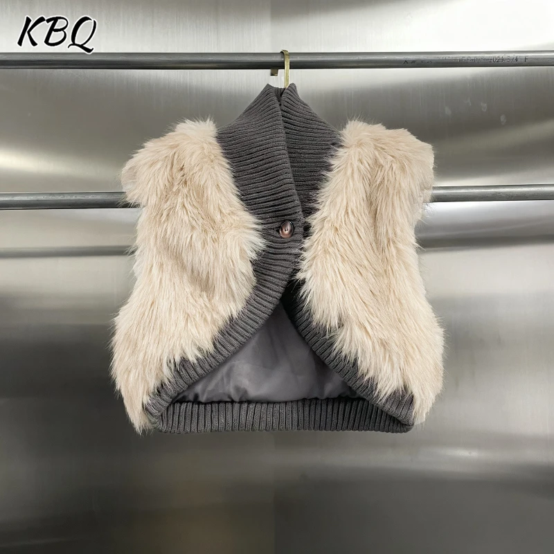 kbq-hit-couleur-episse-en-cuir-vintage-vestes-amples-pour-les-femmes-col-en-v-sans-manches-design-sens-decontracte-veste-courte-mode-feminine