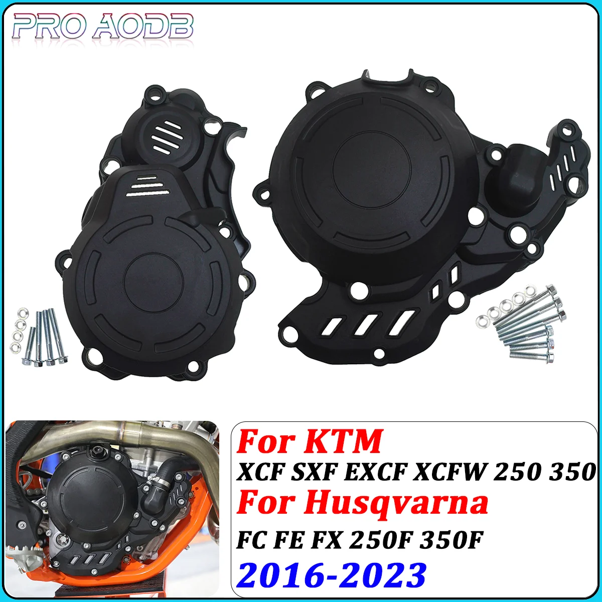 

2016-2023 Motocross Ignition Clutch Cover Guard Protector For KTM EXCF250 EXCF350 XCFW350 2017-2021 For Husqvarna FE250 FE350