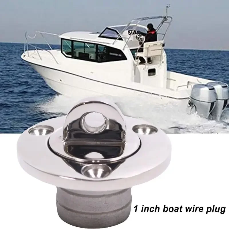 Marine Drain Plug Drain Outlet Plug Marine Boat Parts Stainless Steel Drain Plugs Leak Proof Safety Plug Thread Boat Plugs