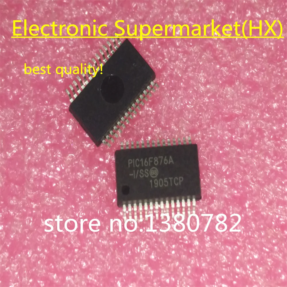 Free shipping 5pcs/lot PIC16F876A-I/SS 16F876A-I/SS SSOP-28 IC in stock!