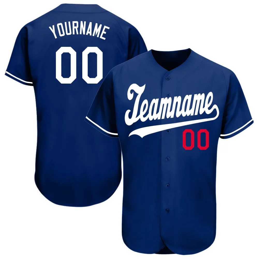 Ultima maglia da baseball moda estiva personalizza nome e nome della squadra camicia da Baseball Casual a maniche corte da uomo stampata in 3D BQY04