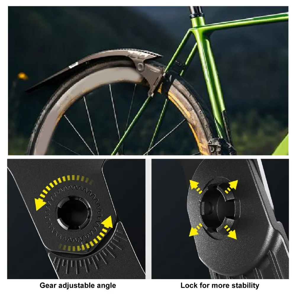 Guardabarros Nylon – Ajustable con liberación rápida para gravel