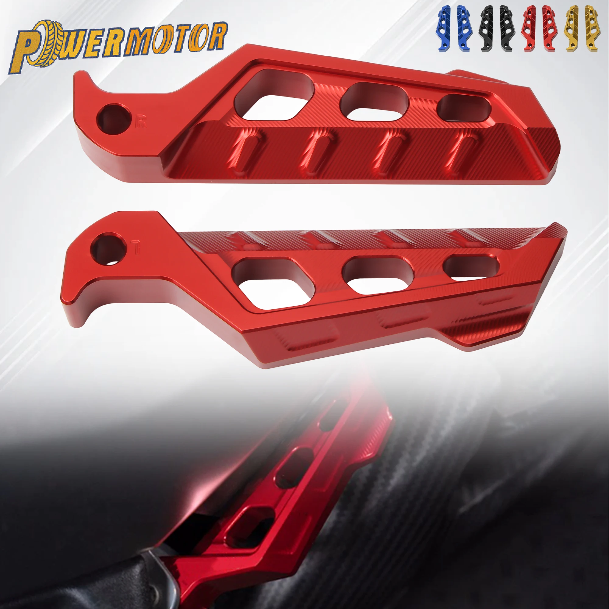 Für Yamaha CNC Fußrasten Pedale Kompatibel Mit Nmax Xmax Tmax YZF R15 R3 R25 MT15 MT03 MT25 NVX155 Motorrad Geändert Teile