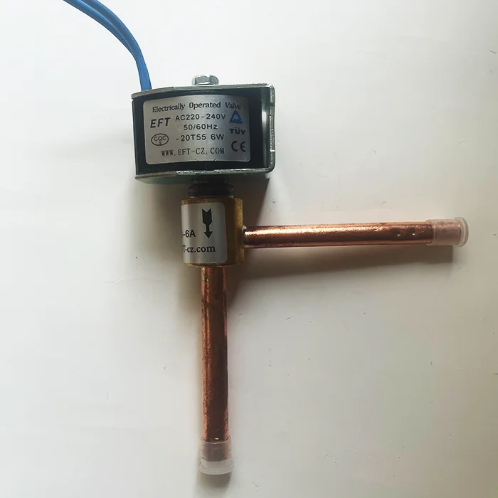 EFT ice maker defrosting solenoid valve hot valve DTF-1-2 4 6A ice cream machine stir fry machine Keku balance valve