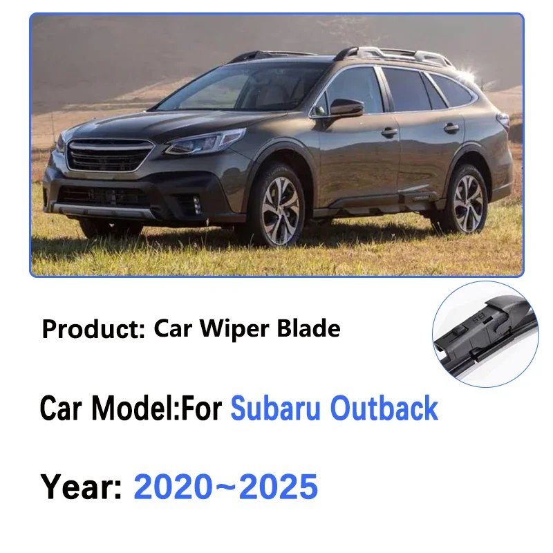 Lâminas de limpador dianteiras para subaru legado outback bt 2020 ~ 2024 2025 janela de borracha dupla pára-brisas acessórios do carro