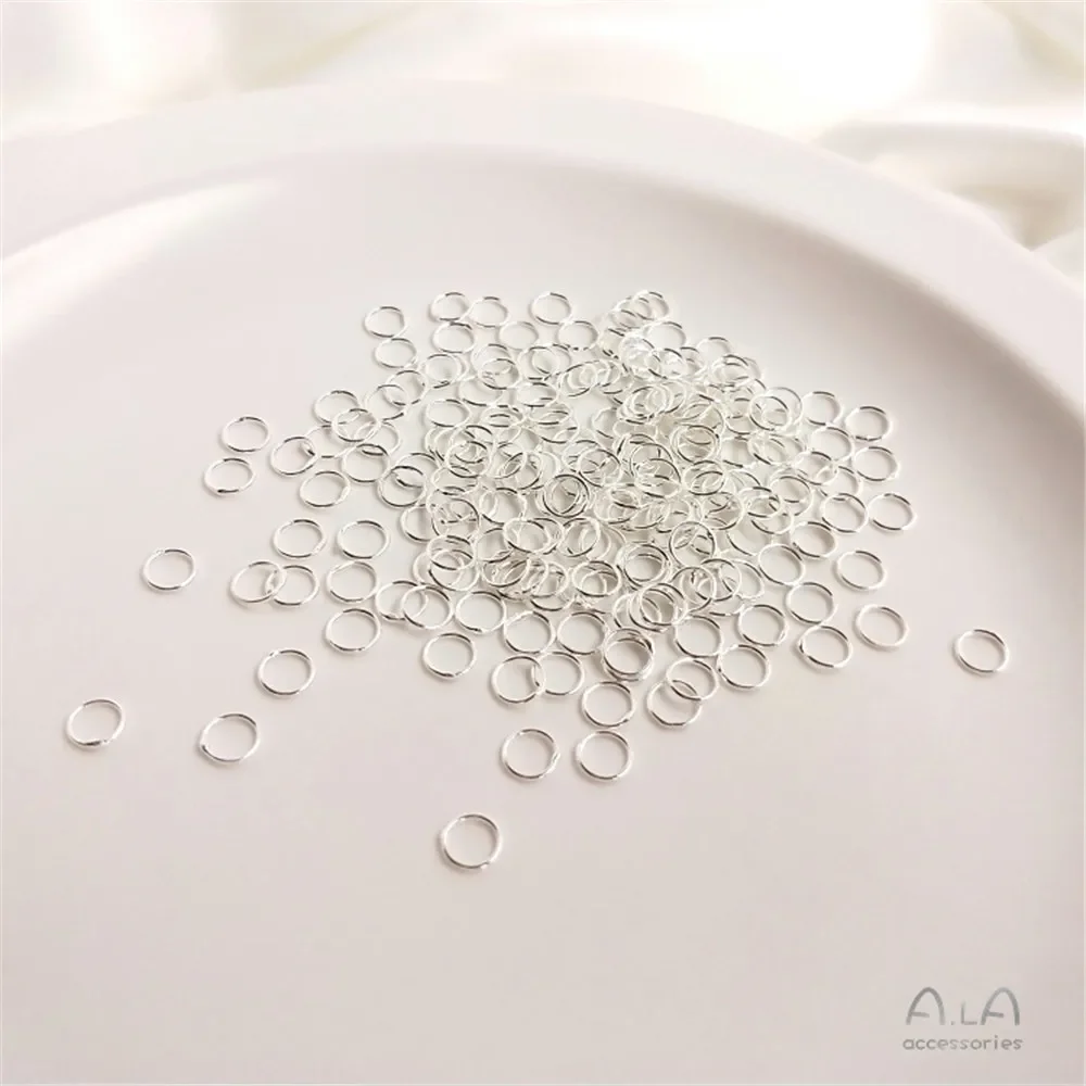 14K Gold Color Plated Brass Welding Closing Ring DIY Manual End Connection Single Accessory for Jewelry Making