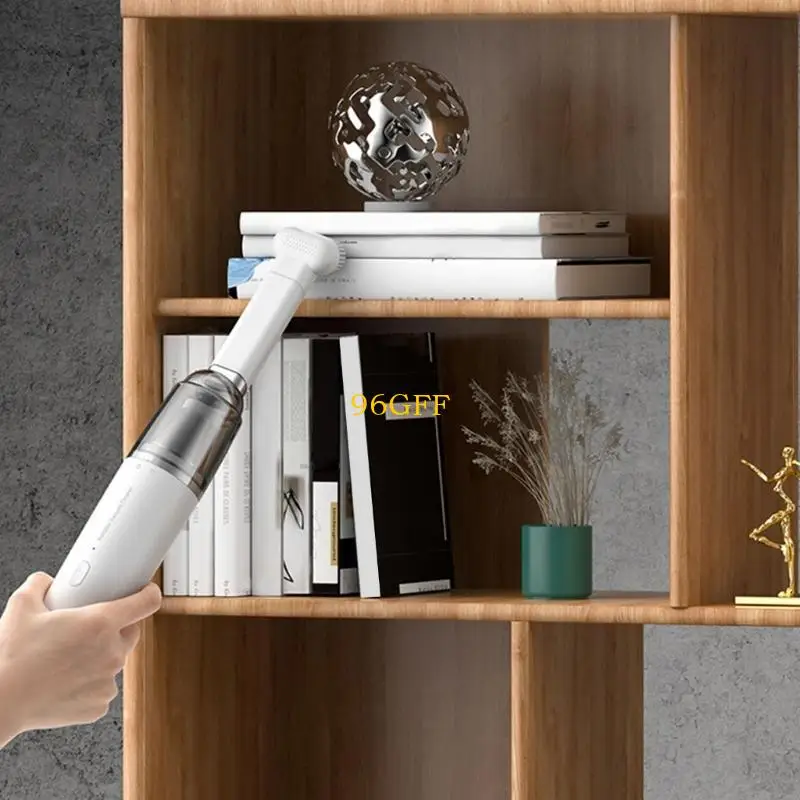 96GF Practical High Powered Vacuum Cleaner USB Rechargeable Dust Vacuum Handheld Cleaner for Quick Car Pet Hair Removal