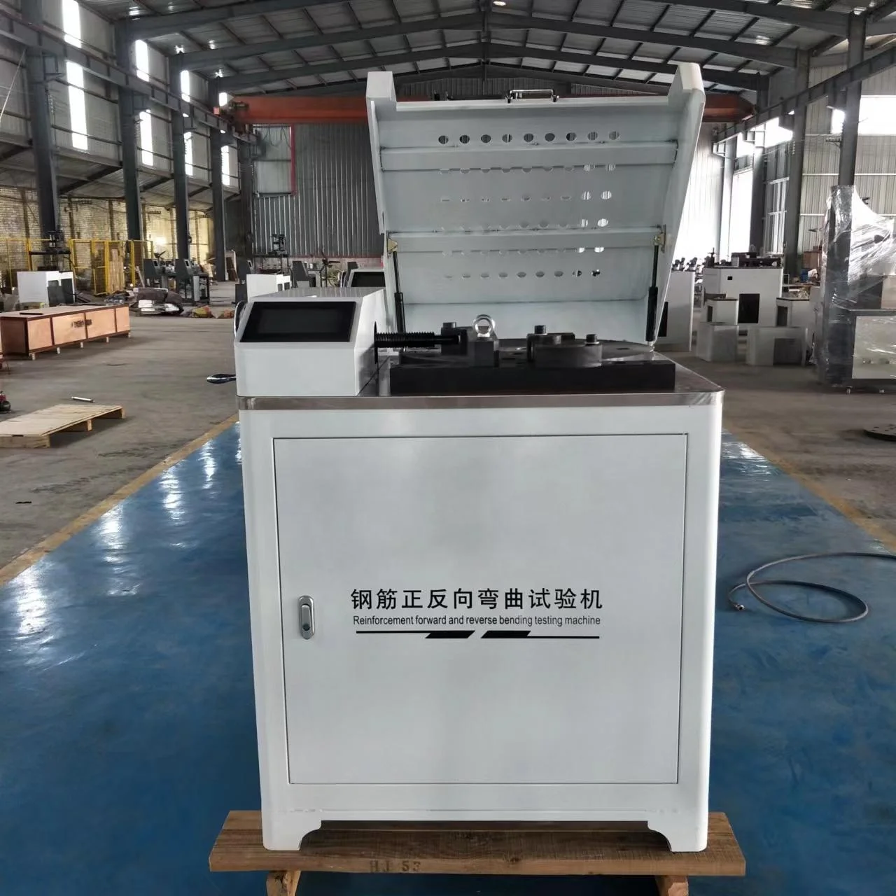 Forward and Reverse Steel Bending Tester Steel Bending Tester Flexural Testing Machine Automatic Steel Bar Bending Test Machine