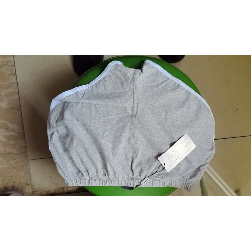 2-Pack loose side split-ended Harold pants middle-aged and elderly men's flat-footed shorts fattened three-point pants