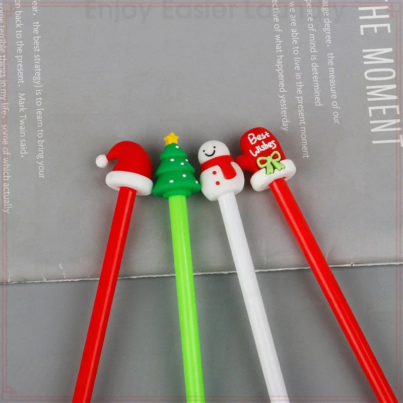 24 Pcs Wholesale Cute Christmas Gel Pens, Perfect for School and Office Use