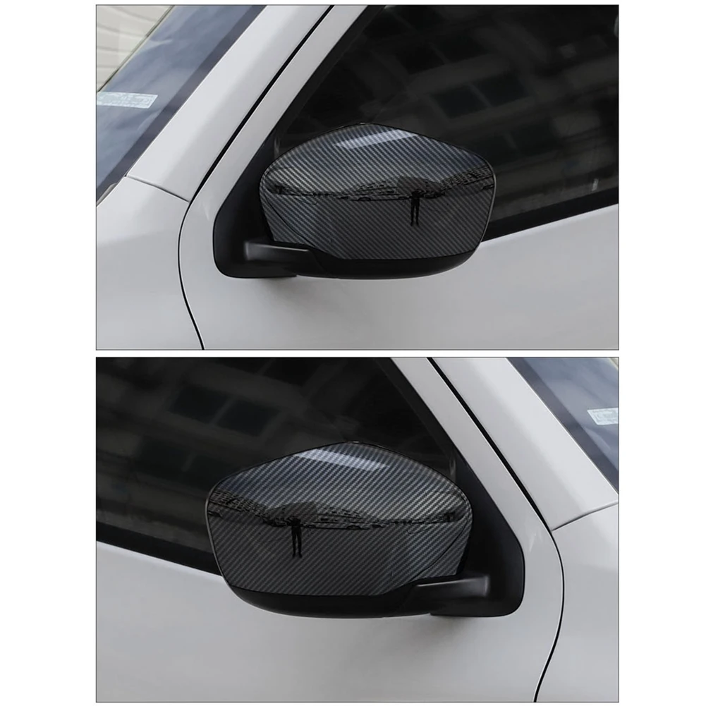 

A13F-для Nissan Navara NP300 2016-2021 углеродное волокно, крышка бокового зеркала заднего вида автомобиля, декоративная накладка, внешние аксессуары