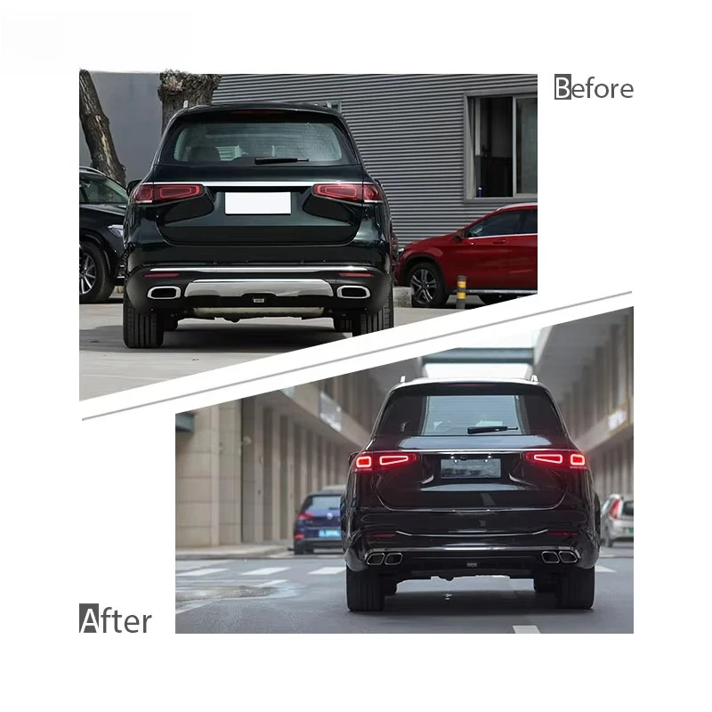 GBT تصنيع مرسيدس GLS إلى 63 ترقية تحويل أطقم الوفير شواء الحاجز ضبط أجزاء طقم الجسم لعام 2020-On Benz GLS 450 X167 #3