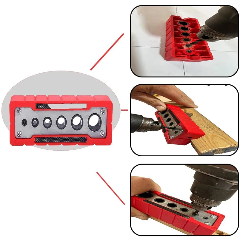 1pc Multi-functional Woodworker's Hole Punch Woodworker's Drilling Locator Woodworker's Locating Tool