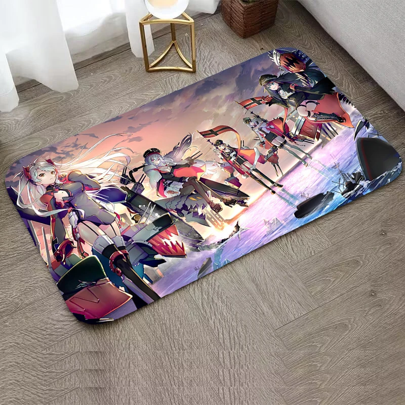 

Azur Lane Kids Carpet House Entrance Mat Door Mats Rug Non-slip Kitchen Mat Carpet Living Room Home Decoration Foot Bath Prayer